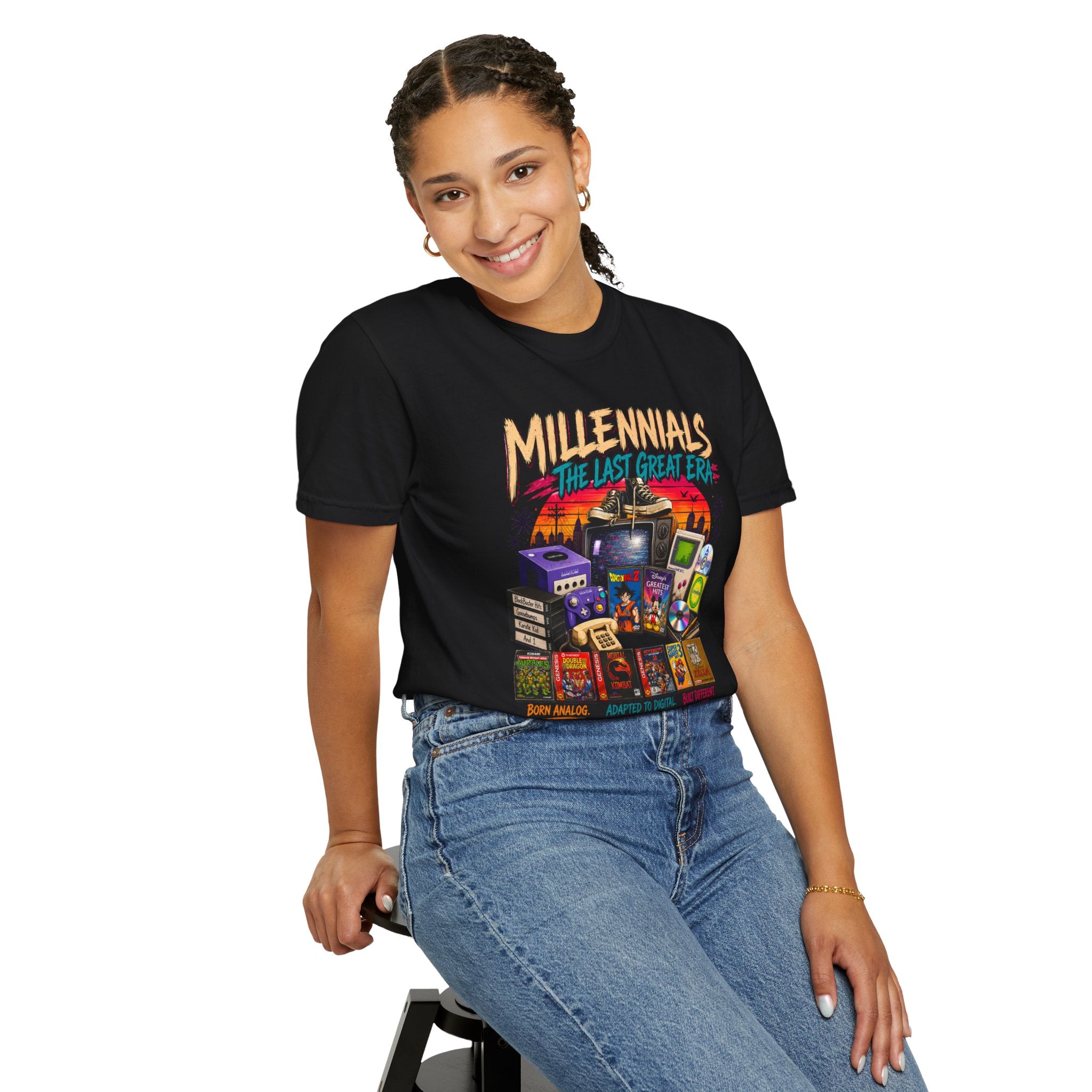 Millennials Retro Throwback T-Shirt — 90s Nostalgia Gaming & Pop Culture Tee