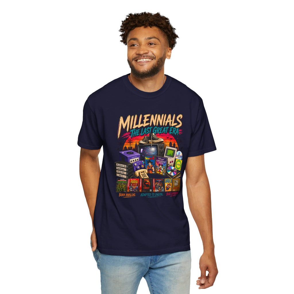 Millennials Retro Throwback T-Shirt — 90s Nostalgia Gaming & Pop Culture Tee