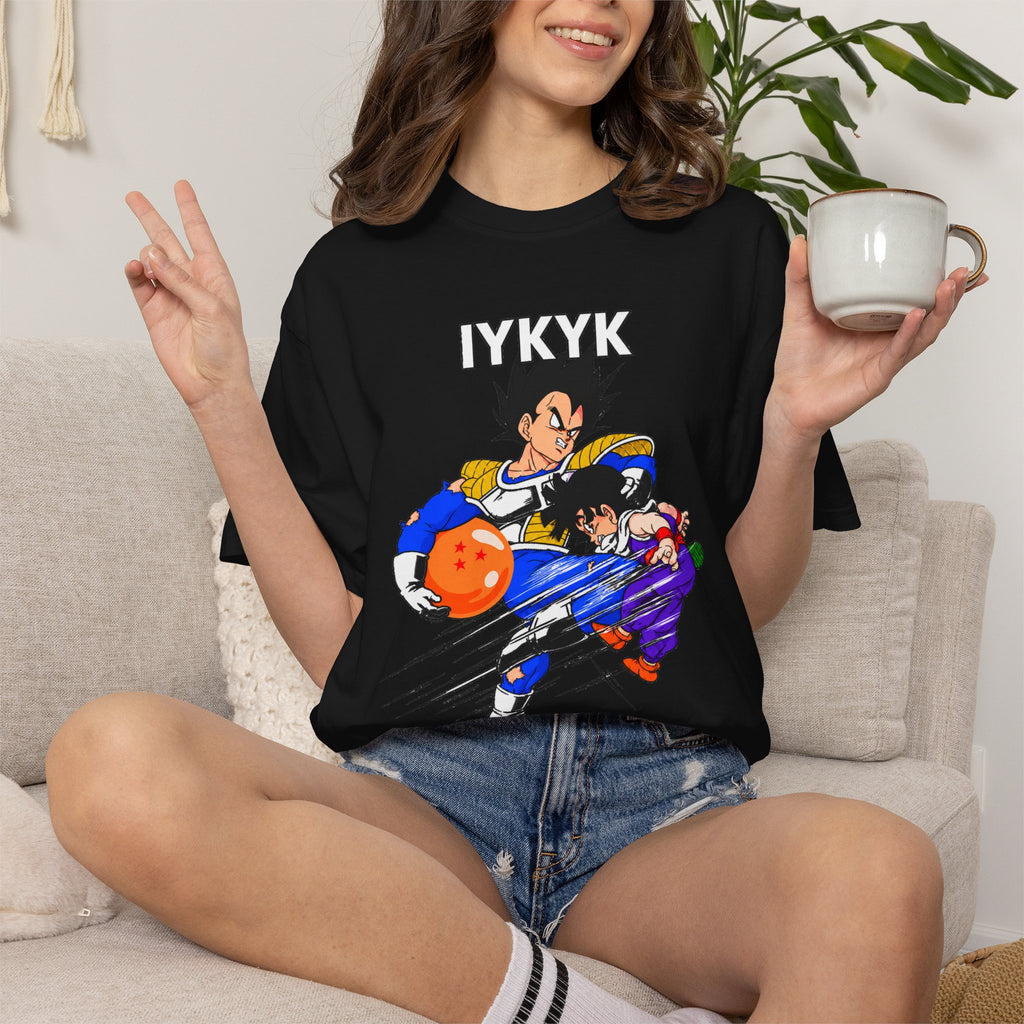 Vegeta Mentality T-Shirt — "IYKYK" Action Anime Scene