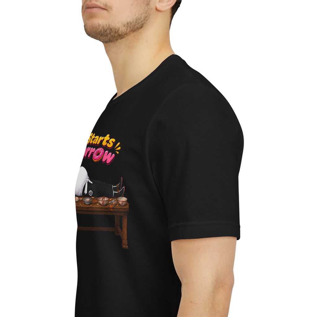 Goku Diet Starts Tomorrow T-Shirt — Funny Lazy Anime Graphic Tee