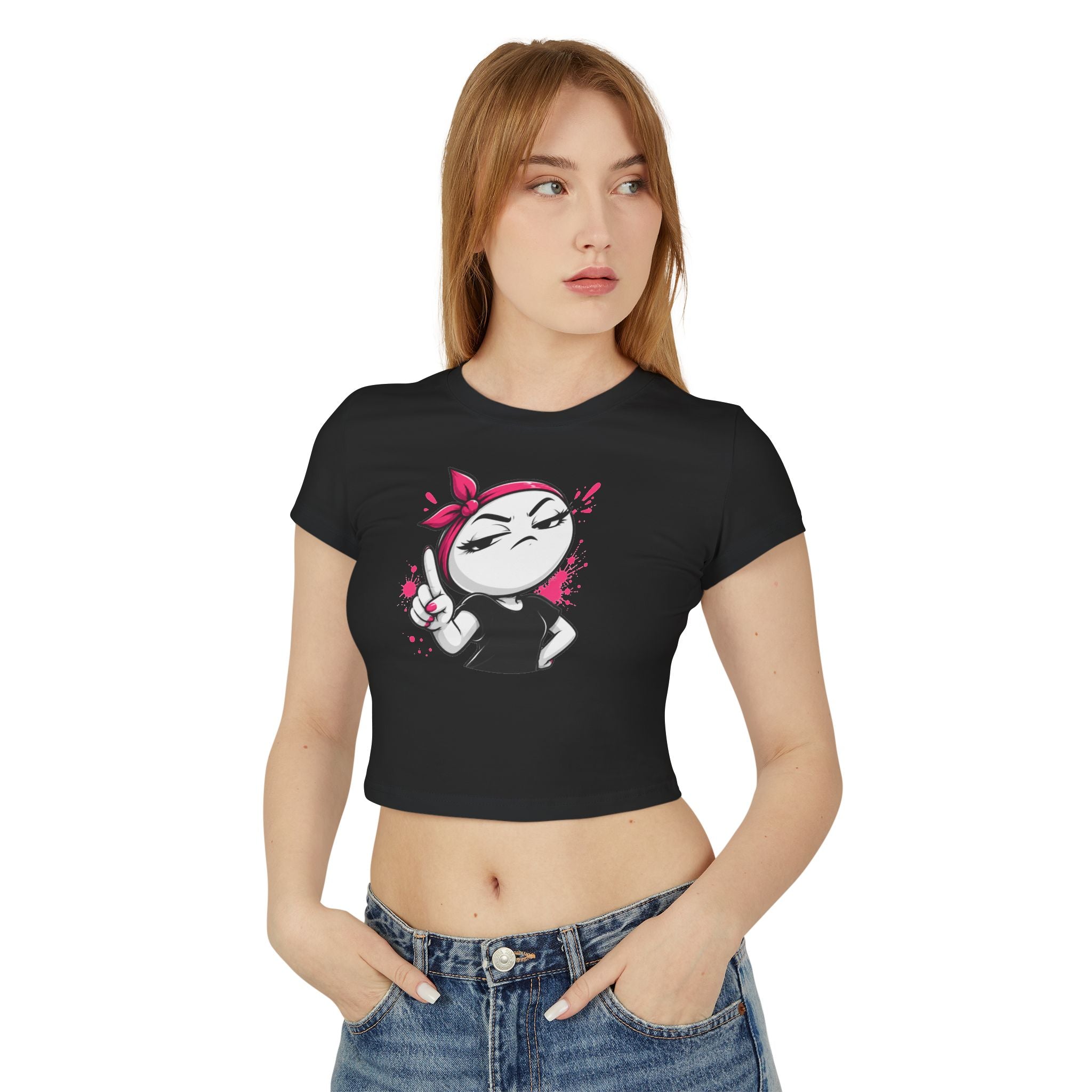 Women's Baby Tee — Sassy Rosie Graphic Tee