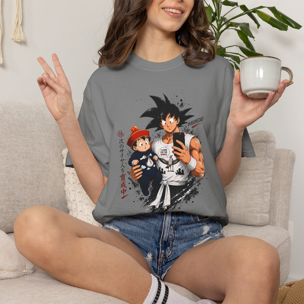 Anime Goku & Son Gohan Selfie T-Shirt