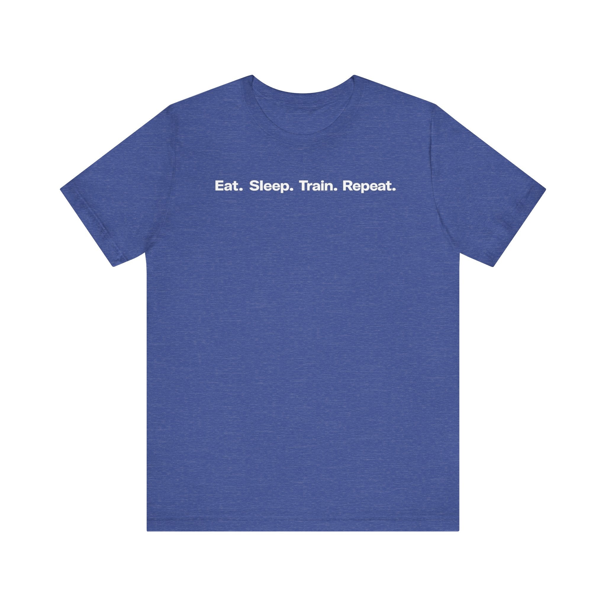 Eat. Sleep. Train. Repeat. Tee — Minimalist Music Symbols T‑Shirt
